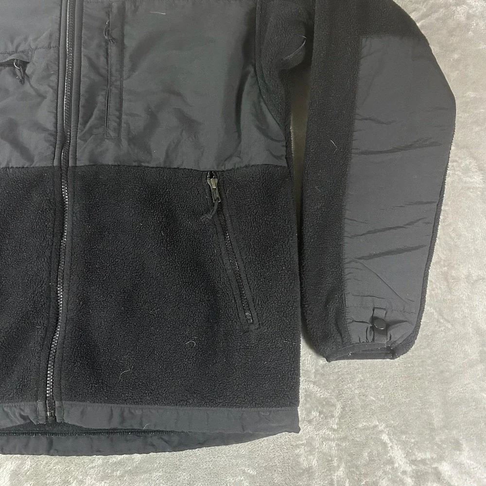 The North Face Jacket Mens Medium Black Fleece Full Zip Polartec Outdoor